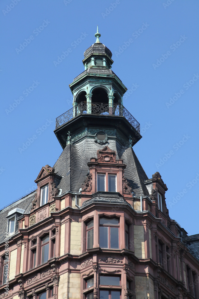historisches Eckhaus in Frankfurt