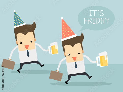 friday after work let's go to party