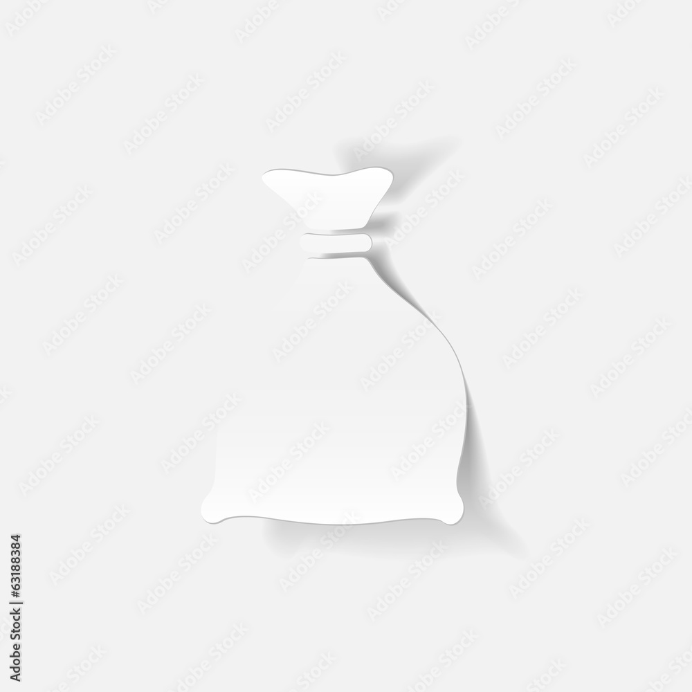 realistic design element: sack