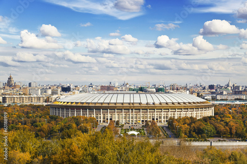 View of Moscow from the observation deck