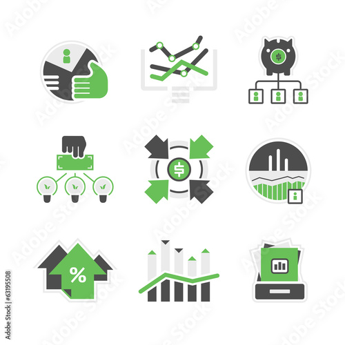 Business analysis icons