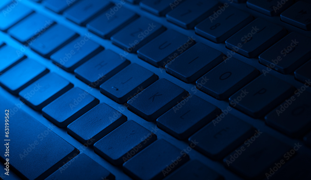 Keyboard close-up with copy space Keyboard close-up with copy space