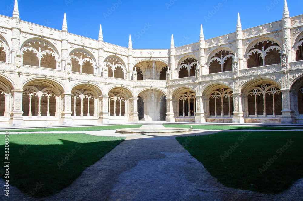 The Hieronymites Monastery in Belem district, Lisbon, Portugal