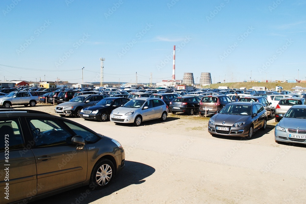 Market of second hand used cars in Vilnius city