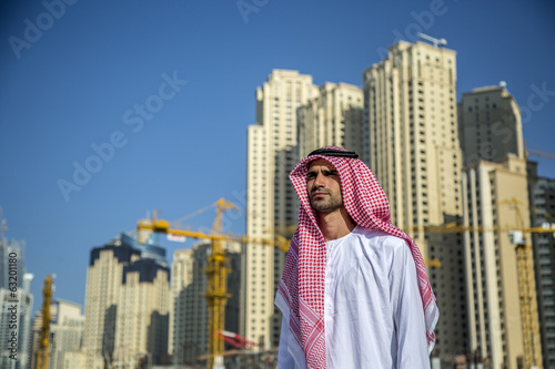 Young arabian business man