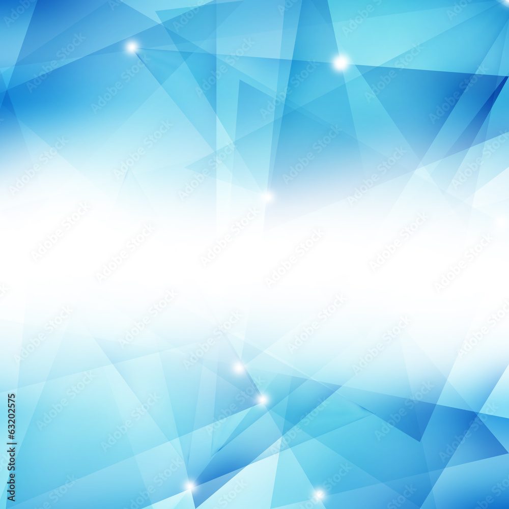 Naklejka premium Abstract Blue Triangle Background