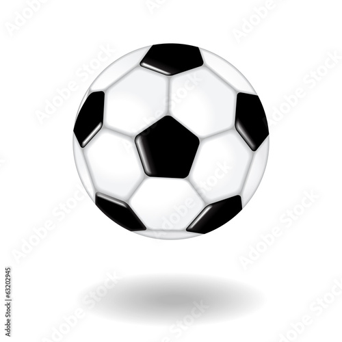 Soccer Ball Isolated On White