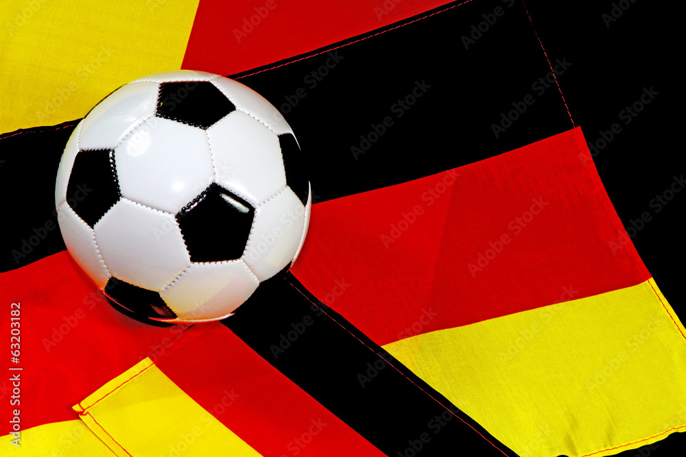 Fototapeta premium Fußballfan