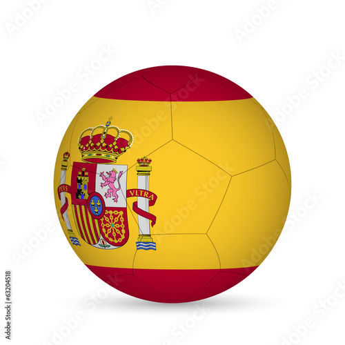 Free Download Spain Soccer Ball - GFXLoad