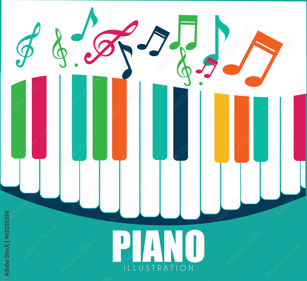 Fototapeta premium Music design