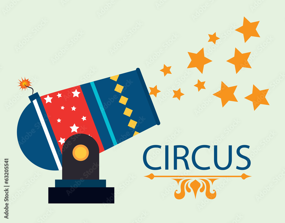 Fototapeta premium Circus design