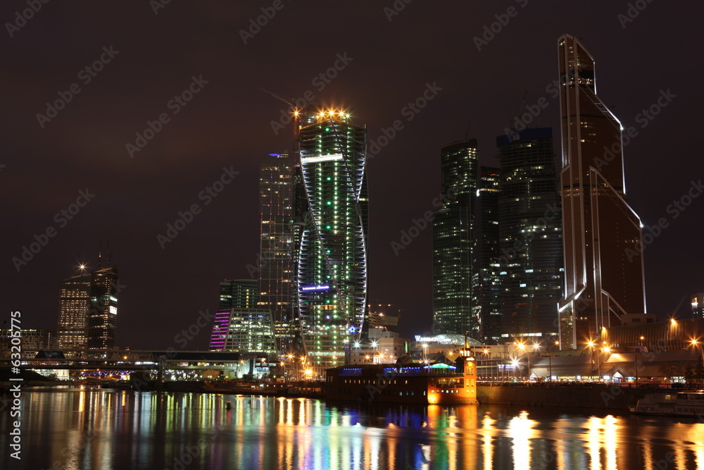 Skyscrapers City international business center, Moscow, Russia