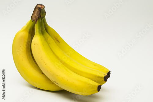 bananas isolated on white