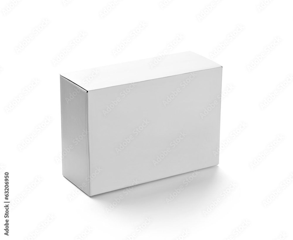 white box container template blank package white box container template blank package