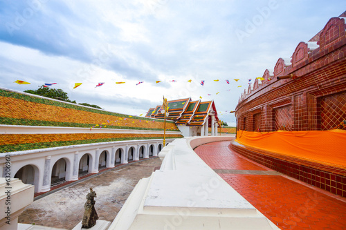 Phra Pathom Chedi temple in Nakhon Pathom Province, Thailand.
