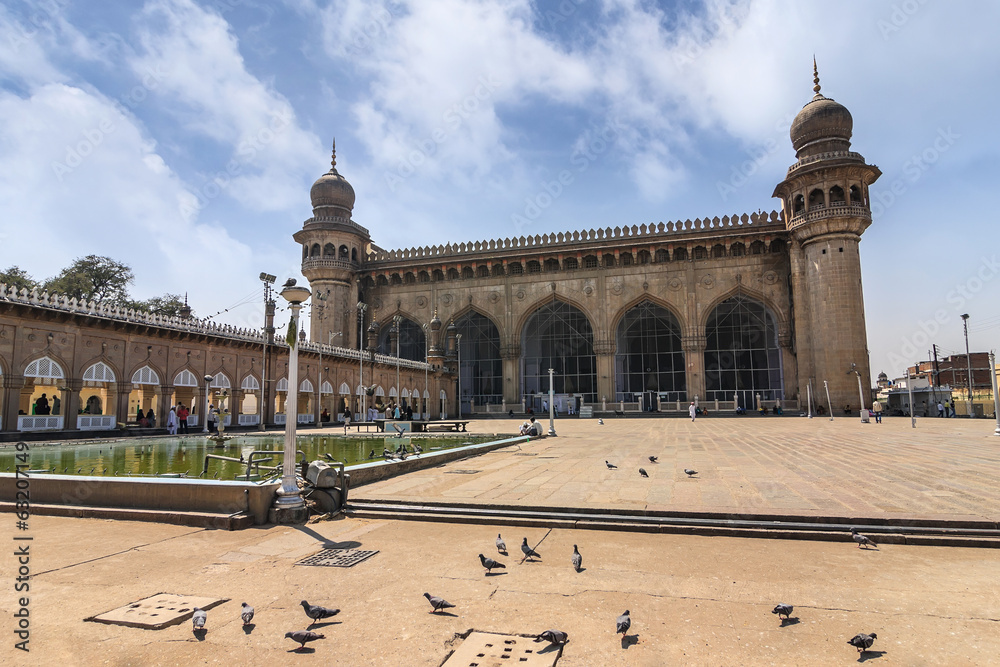 Mecca Masjid at Hyderabad, India