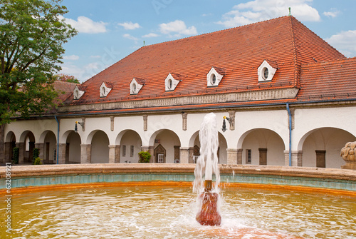 Im Kurbad des historischen Sprudelhofs in Bad Nauheim photo