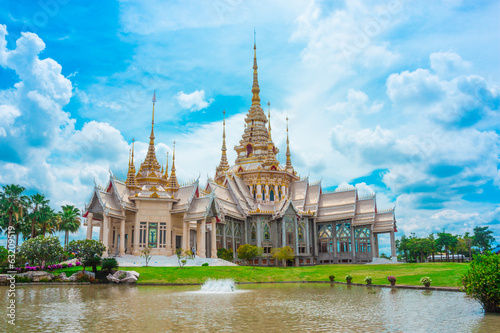 Thai temple landmark in Nakhon Ratchasima or Korat, Thailand