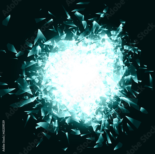 Broken Glass Background