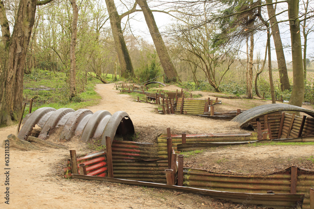trenches of the First World War battlefield belgium trenches of the First World War battlefield belgium