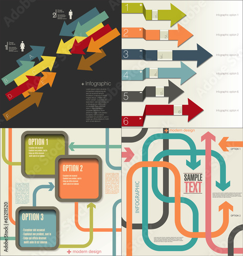 Collection of Infographic Templates