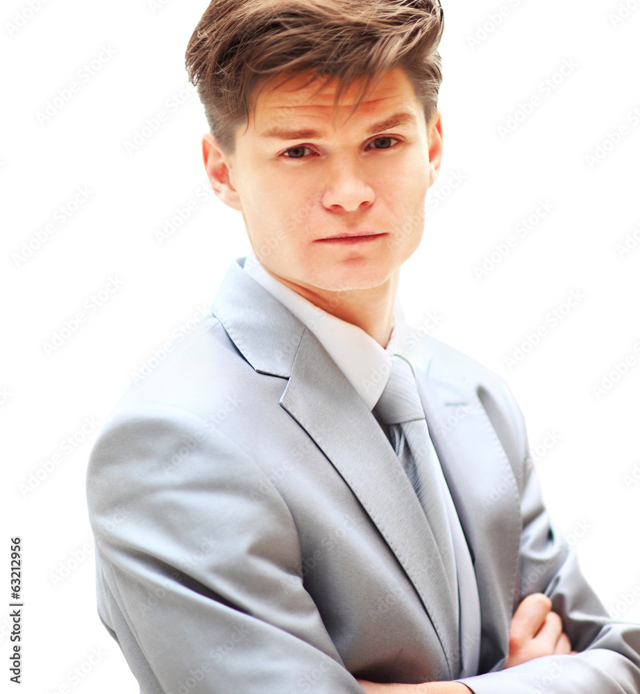 Portrait of a smiling handsome businessman Portrait of a smiling handsome businessman