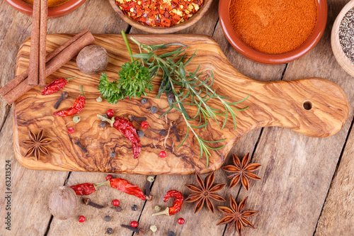 Fototapeta Naklejka Na Ścianę i Meble -  various spices