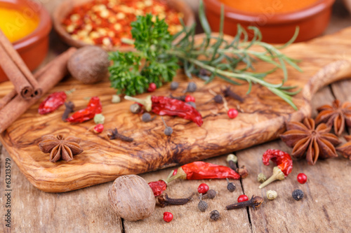 various spices