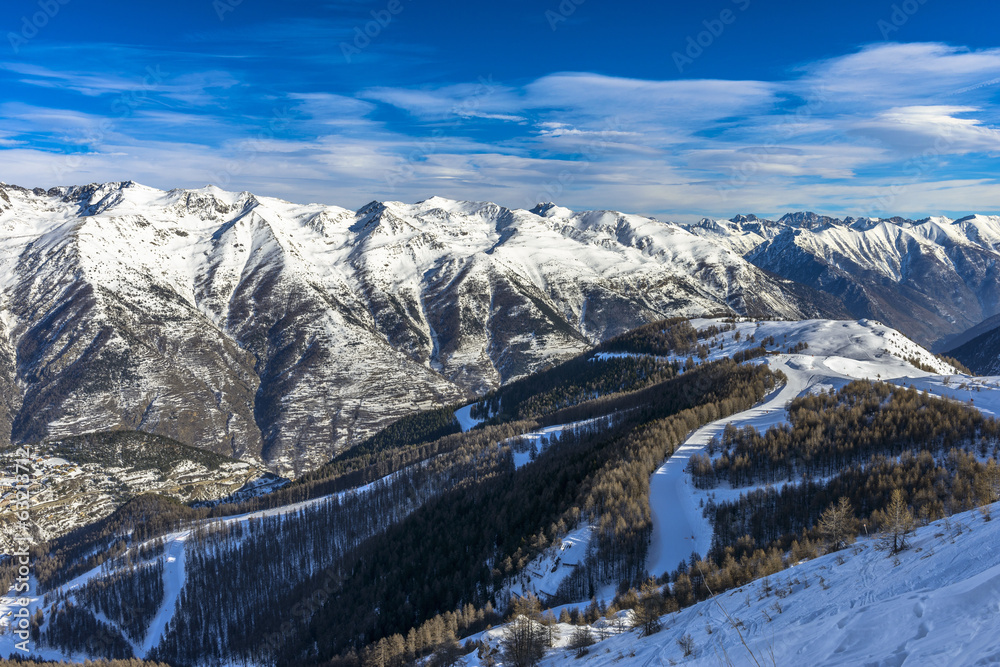 French Alps at Winter