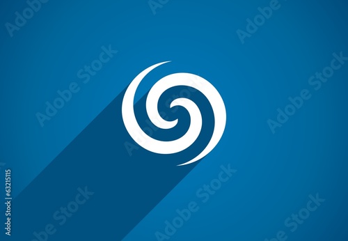 Flat icon design element. Abstract logo idea for