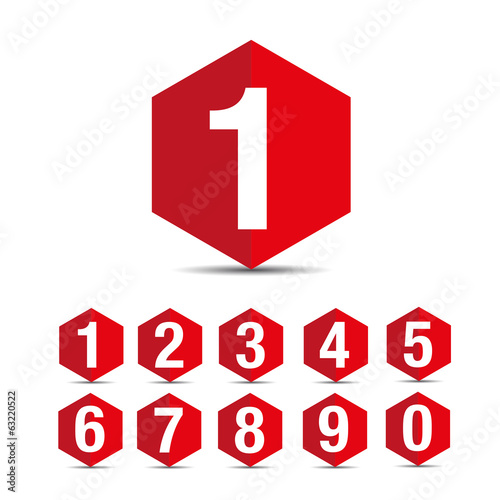 Number set vector © grounder