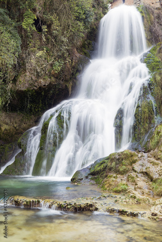 waterfall in orbaneja del castillo © roberaten