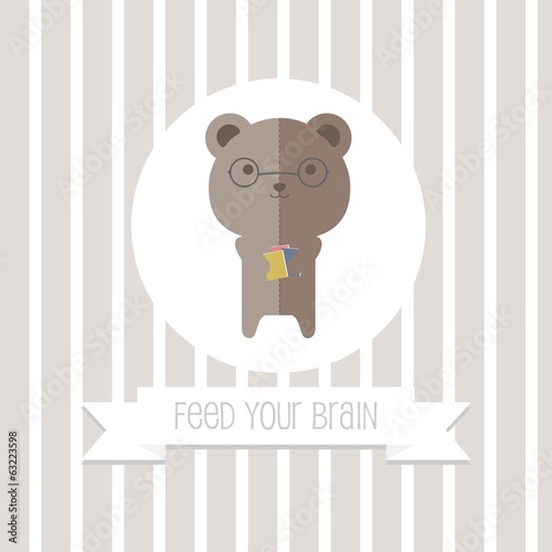 Bookworm Bear, Feed Your Brain