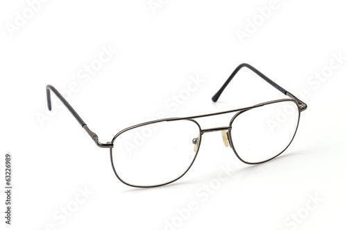 Eyeglasses isolated white background