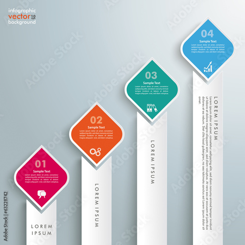 Round Colored Quadrates Bevel Stakes Chart