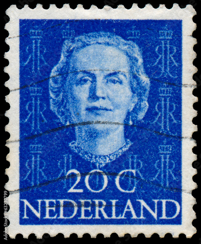 NETHERLANDS - CIRCA 1949: A stamp printed in Netherlands, shows photo