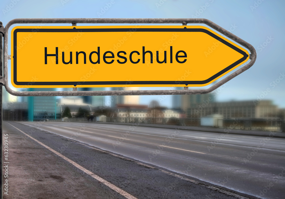 Strassenschild 14 - Hundeschule Strassenschild 14 - Hundeschule
