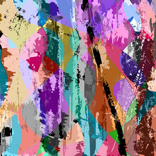 abstract colorful background composition  with strokes  splashes
