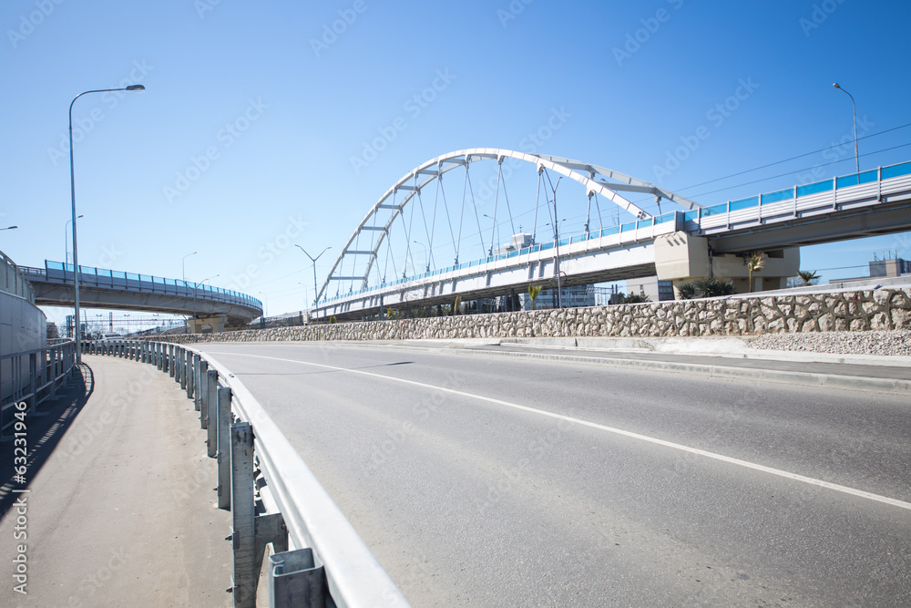 Obraz premium Modern road junction