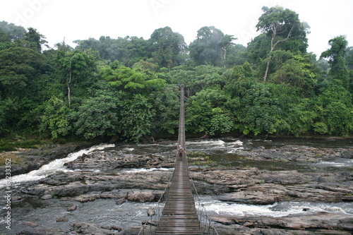 Mana River Suspension Bridge