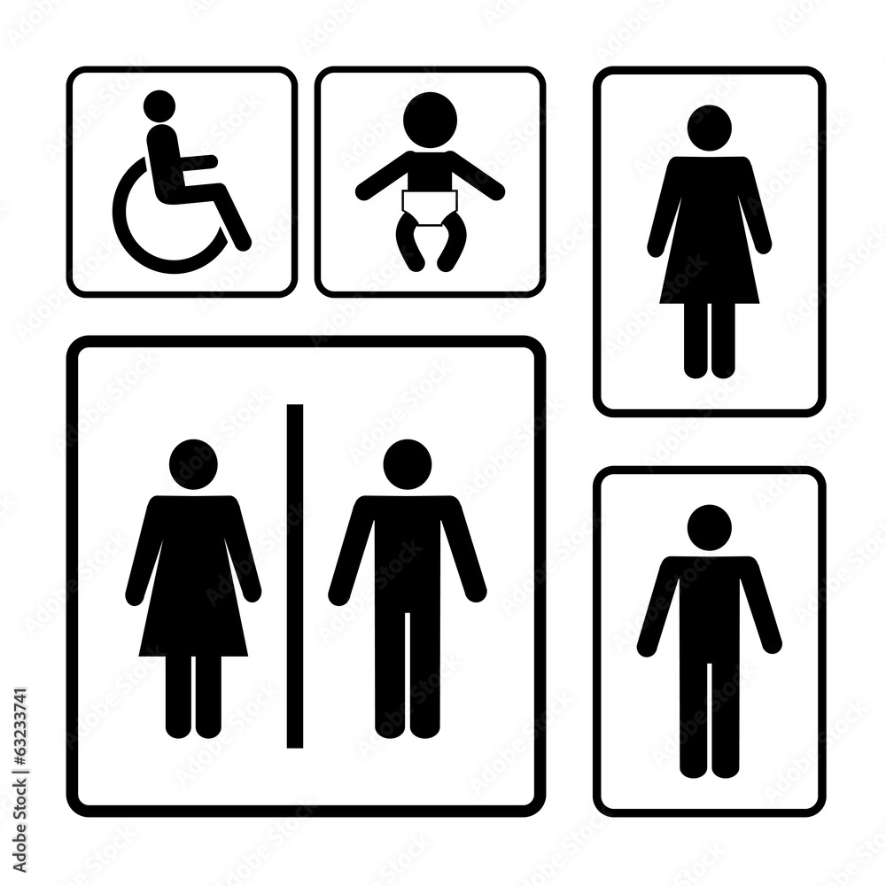 restroom signs restroom signs