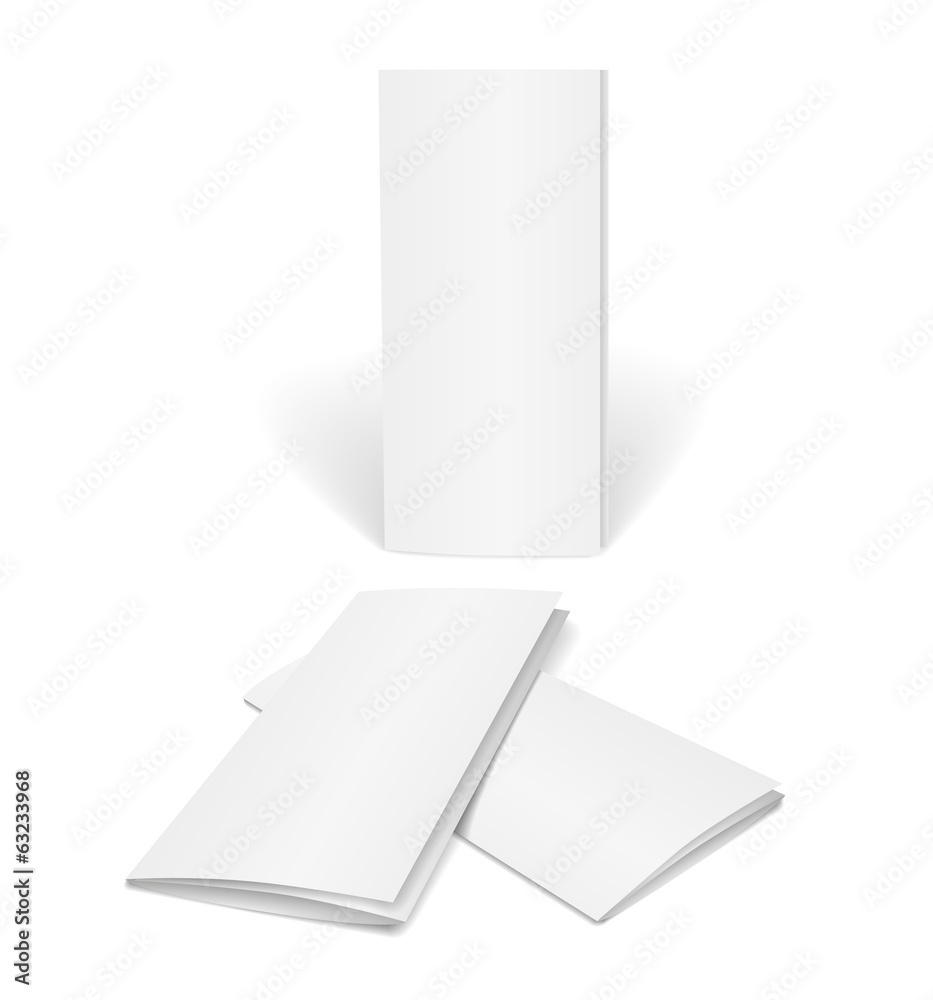 blank vector brochure template Stock Vector | Adobe Stock