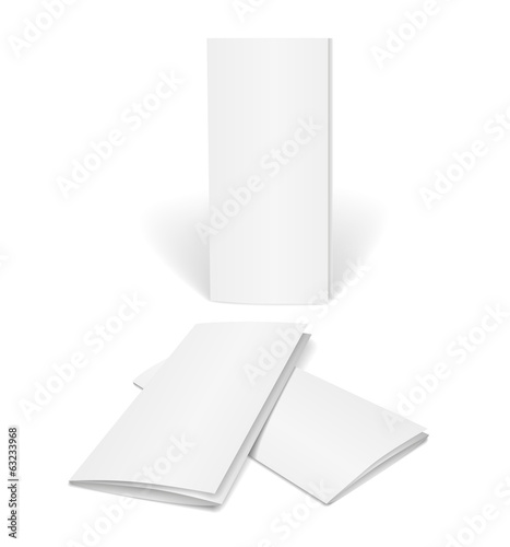 blank vector brochure template