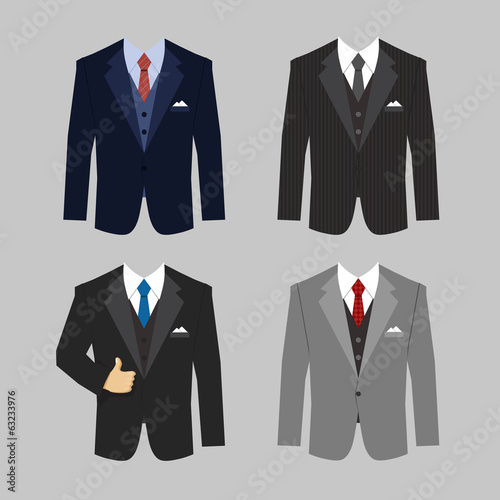 business clothing suit