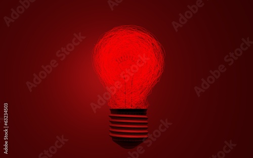 stylized lightbulb