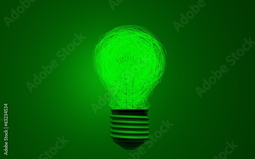 stylized lightbulb