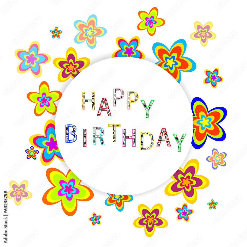 Happy birthday card Happy birthday card
