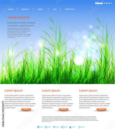 Web page layout design