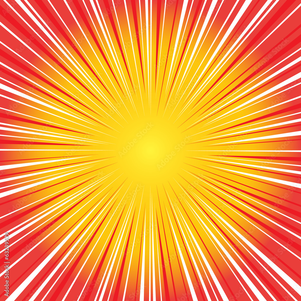 Obraz premium Radial speed on, bubble comic speech, vector format