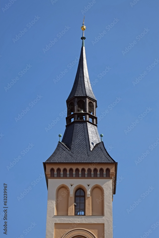 Fototapeta premium Rathausturm in Pfaffenhofen